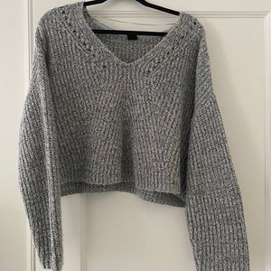 Grey urban outfitters knitted sweater